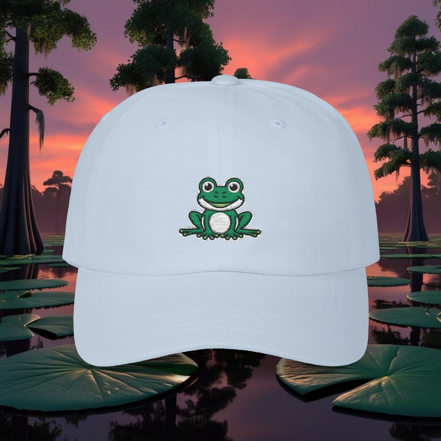 Embroidered Classic Dad Cap - Frog