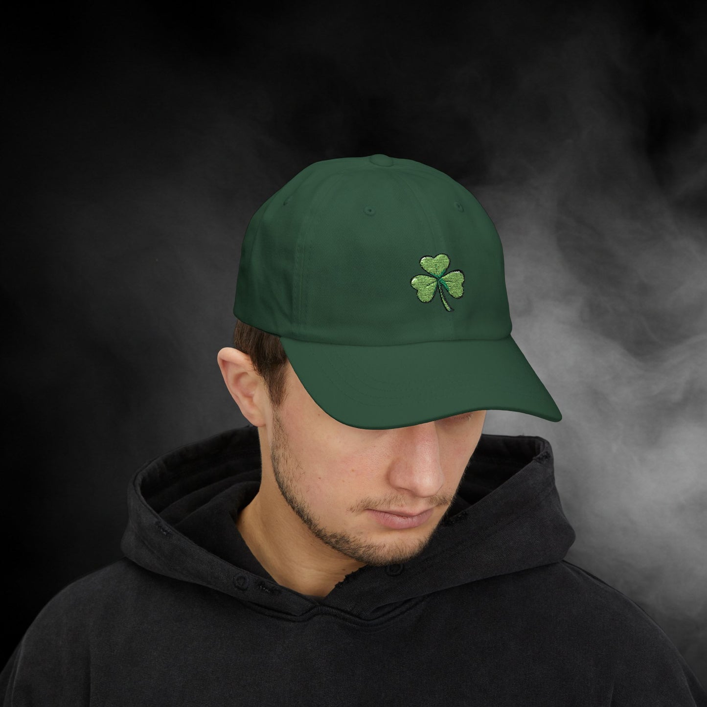 Embroidered Classic Dad Cap - Shamrock