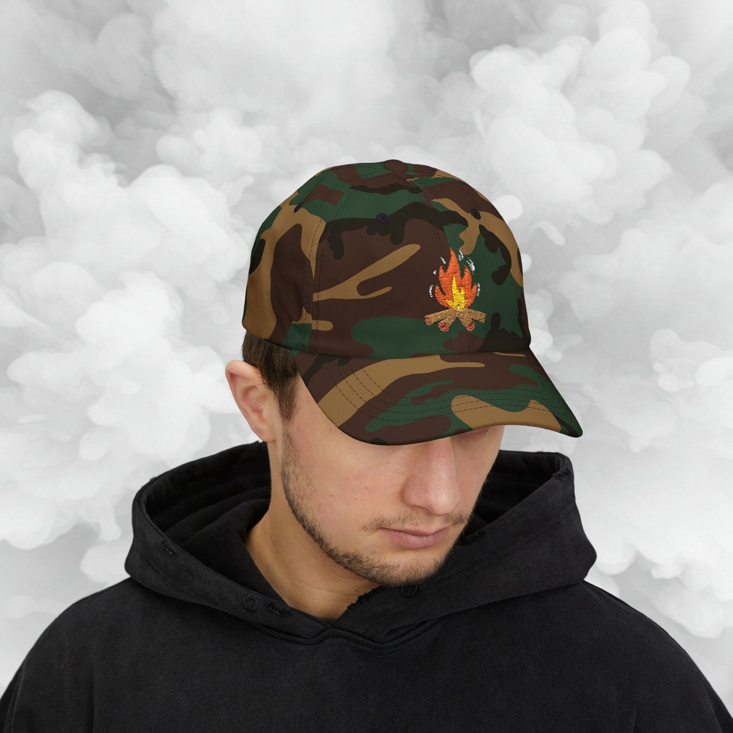 Embroidered Classic Dad Cap - Campfire
