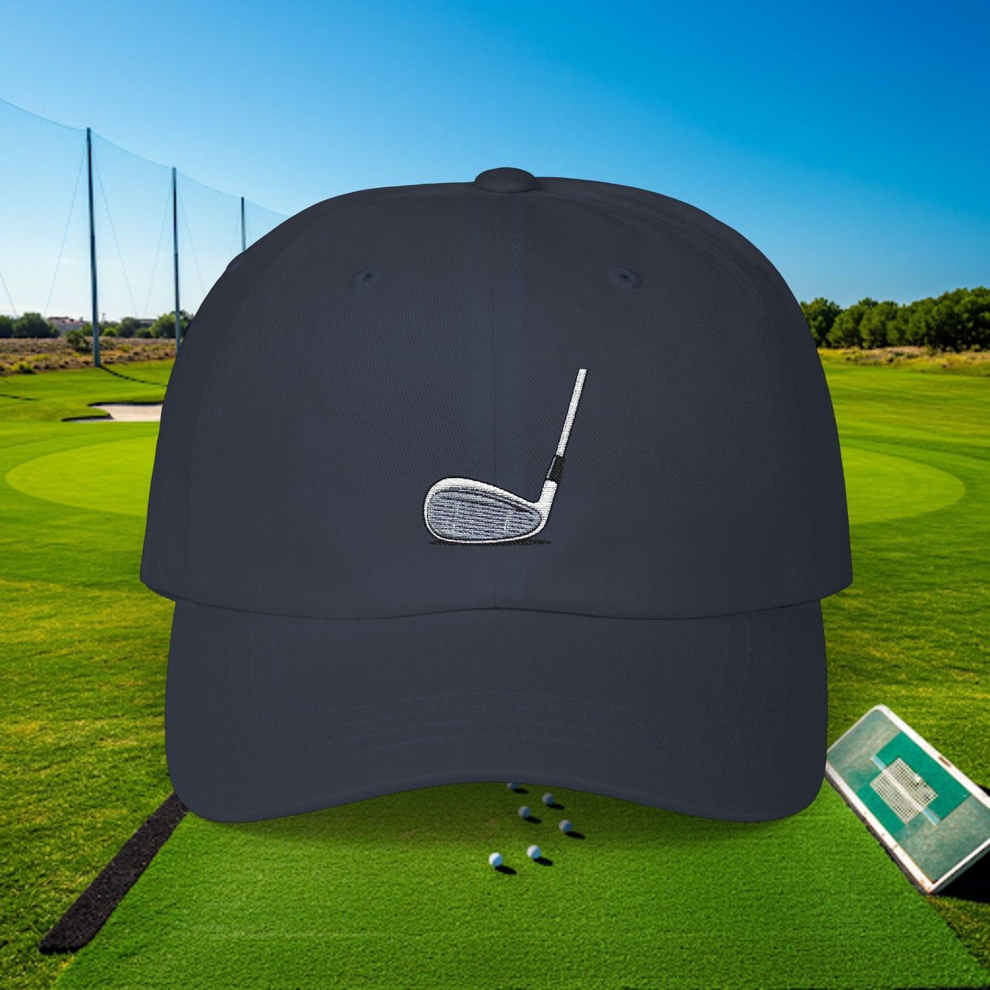 Embroidered Classic Dad Cap - Golf Club