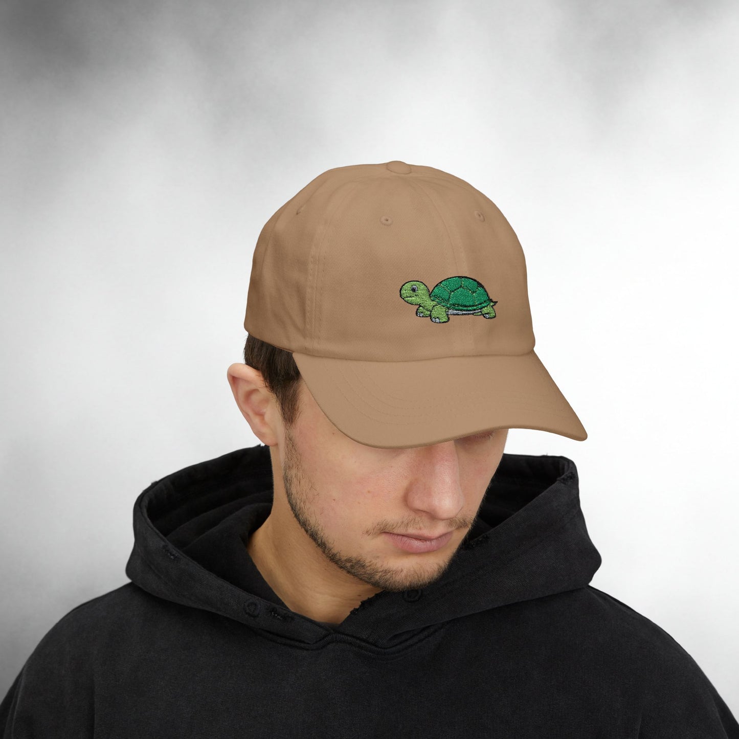 Embroidered Classic Dad Cap - Turtle