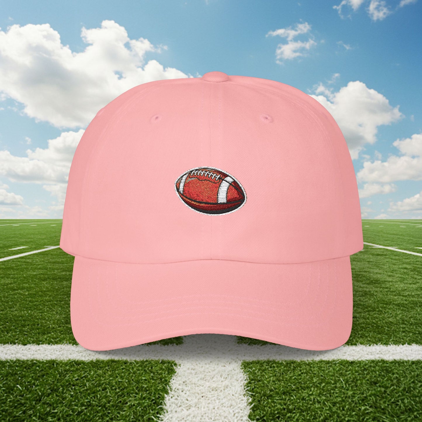 Embroidered Classic Dad Cap - Football