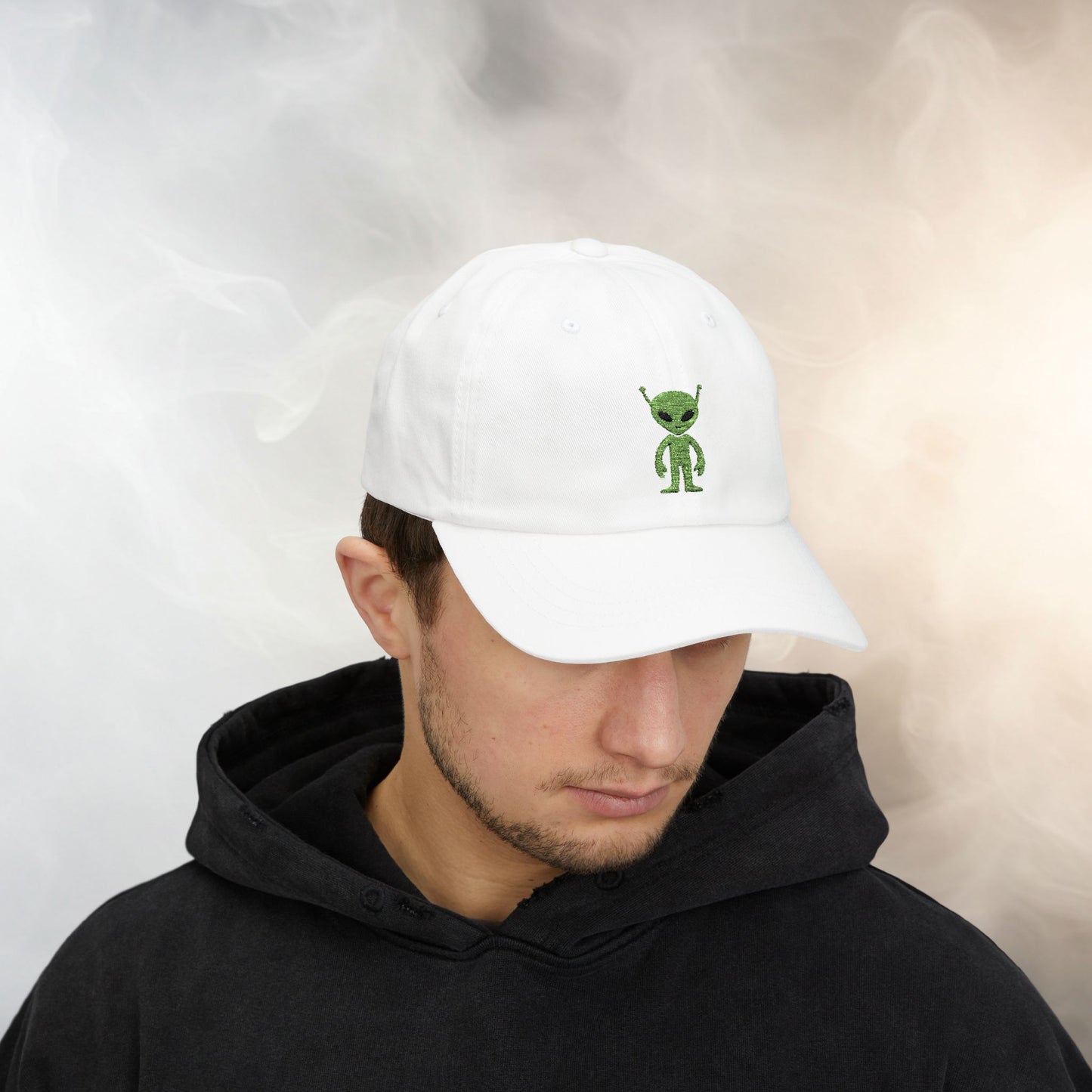 Embroidered Classic Dad Cap - Alien