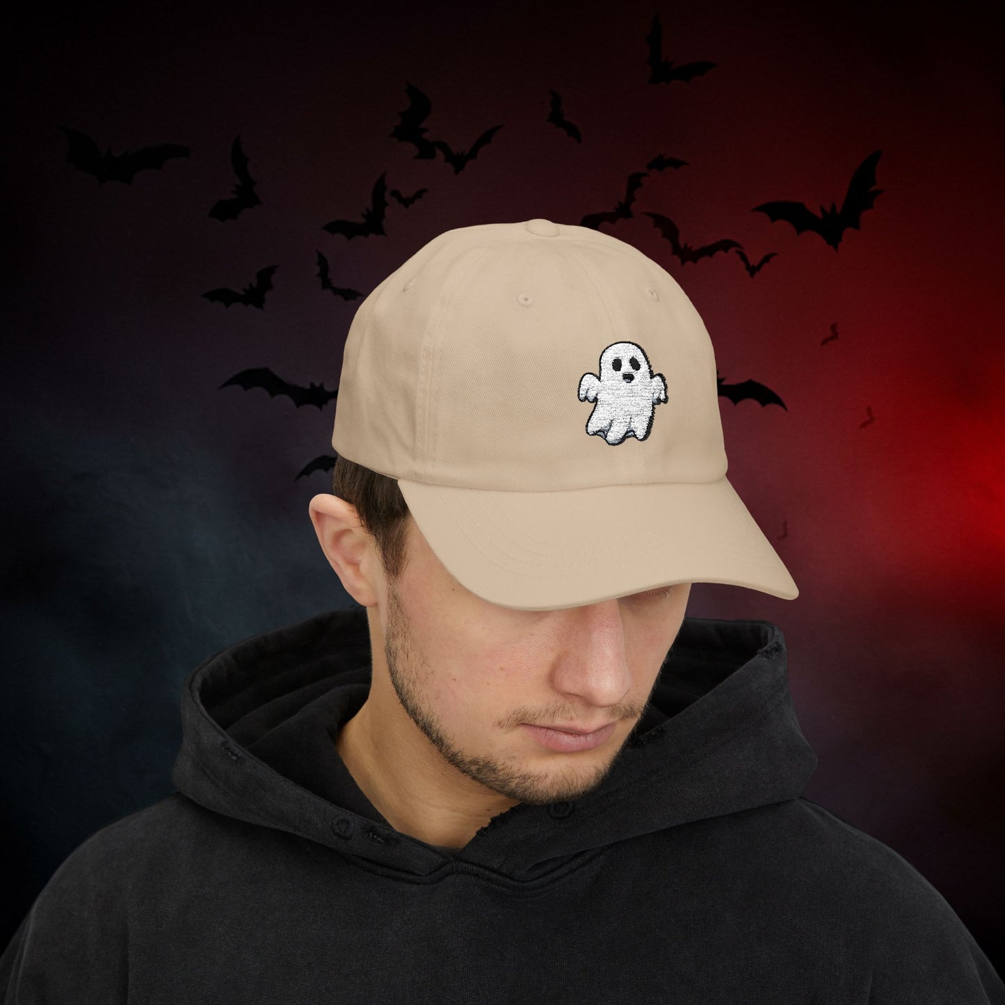 Embroidered Classic Dad Cap - Ghost