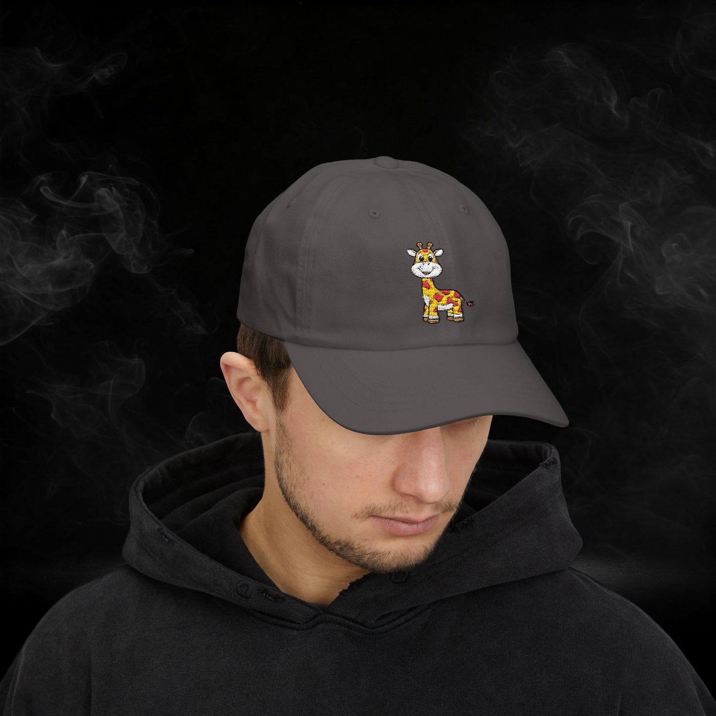 Embroidered Classic Dad Cap - Giraffe
