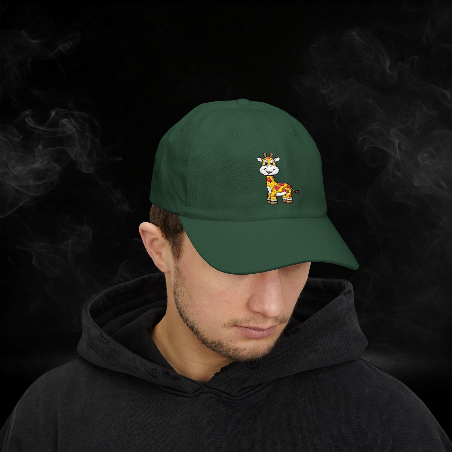 Embroidered Classic Dad Cap - Giraffe