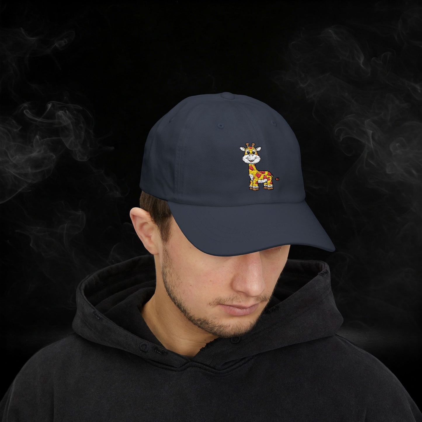 Embroidered Classic Dad Cap - Giraffe