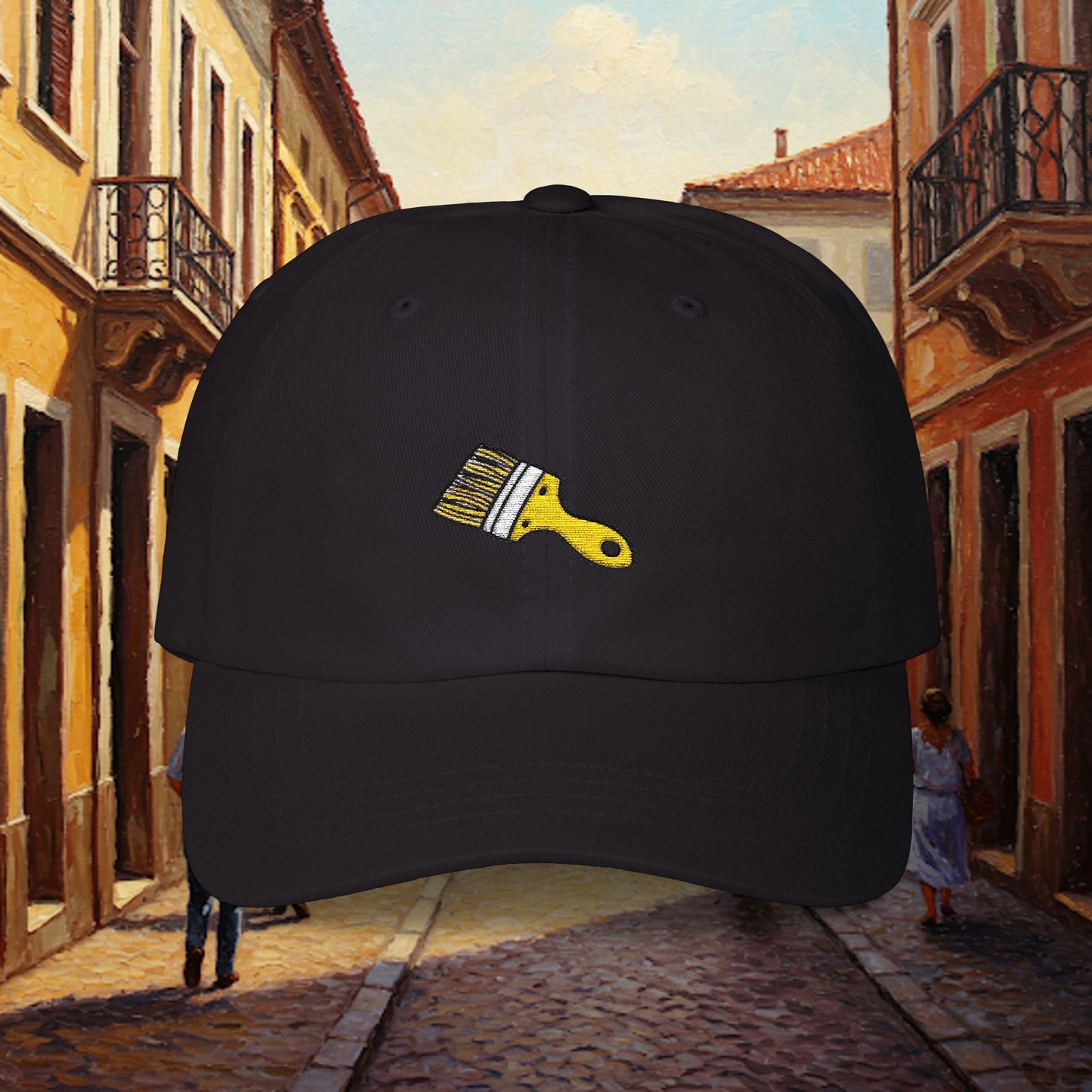 Embroidered Classic Dad Cap - Big Paint Brush