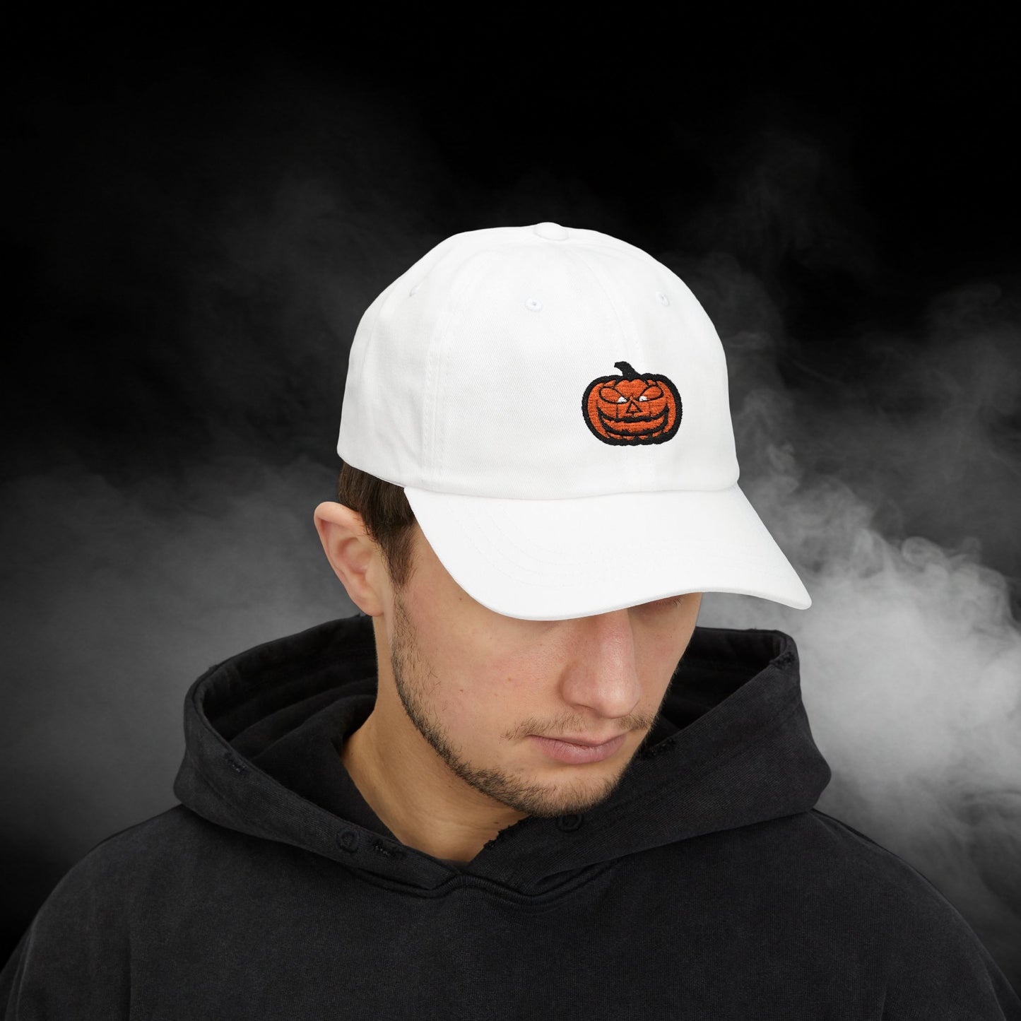 Embroidered Classic Dad Cap - Jack-O-Lantern