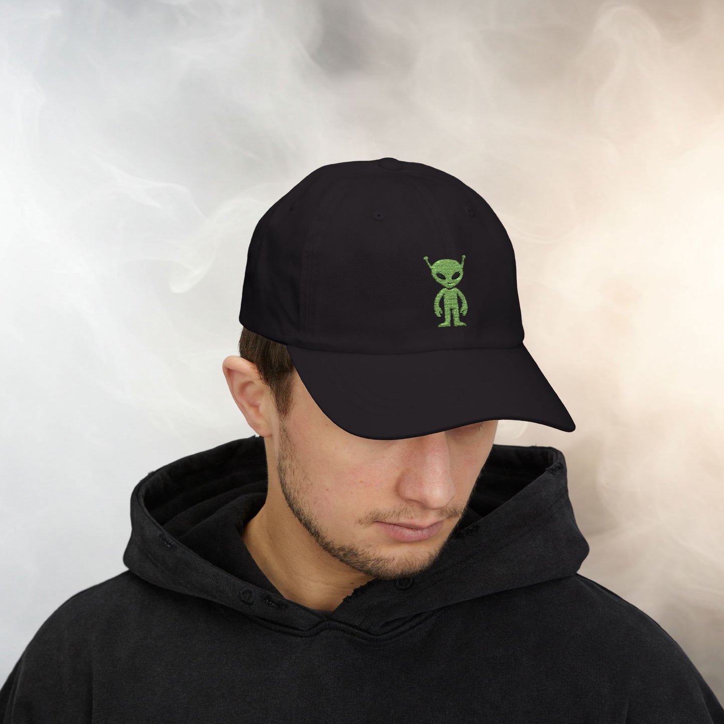 Embroidered Classic Dad Cap - Alien