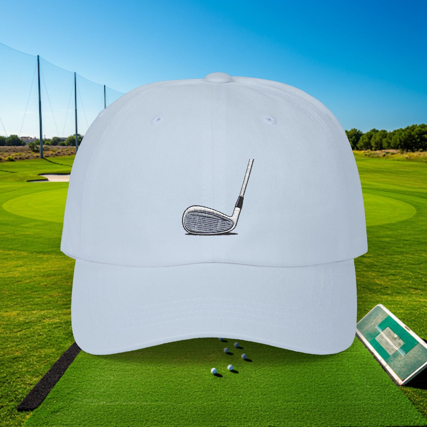 Embroidered Classic Dad Cap - Golf Club