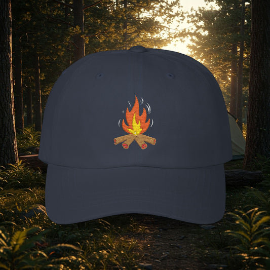 Embroidered Classic Dad Cap - Campfire