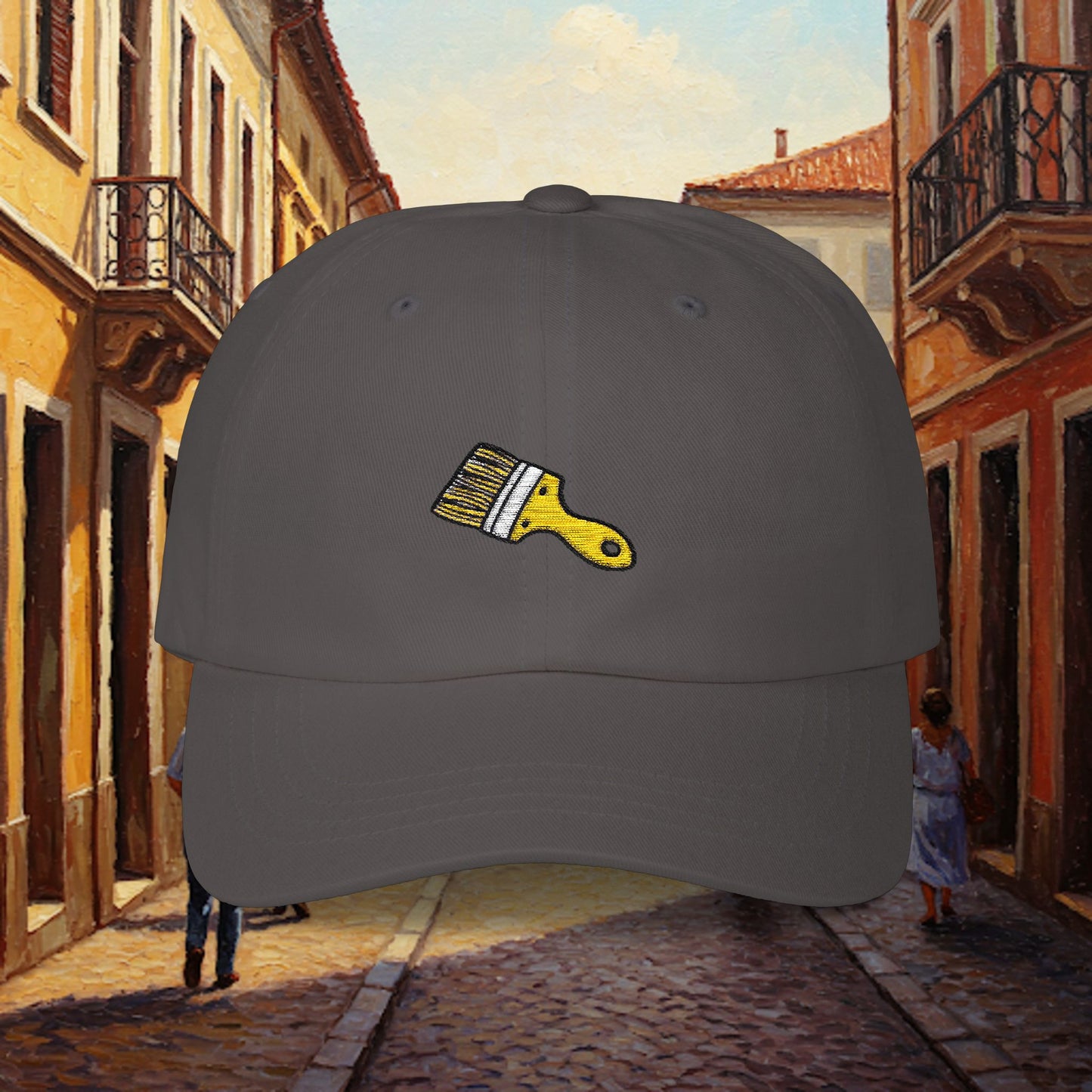 Embroidered Classic Dad Cap - Big Paint Brush