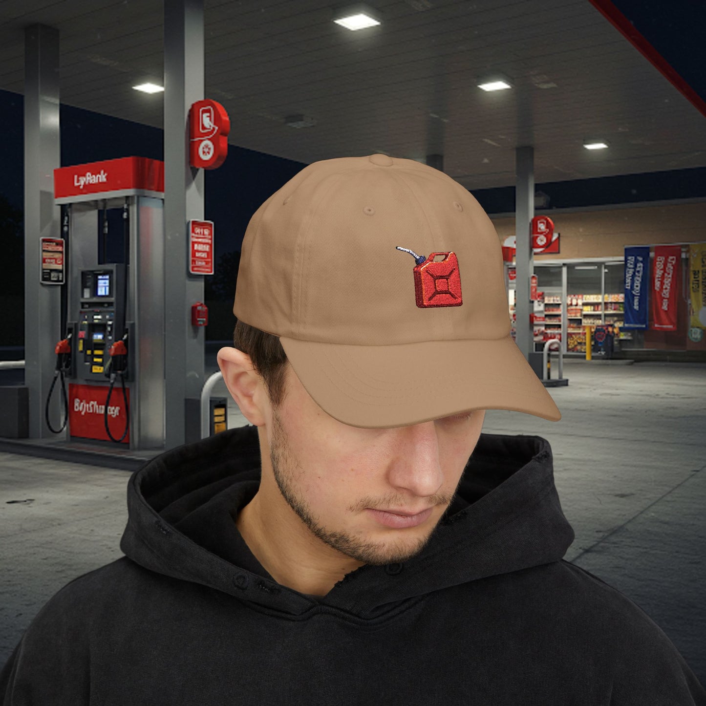 Embroidered Classic Dad Cap - Gas Can
