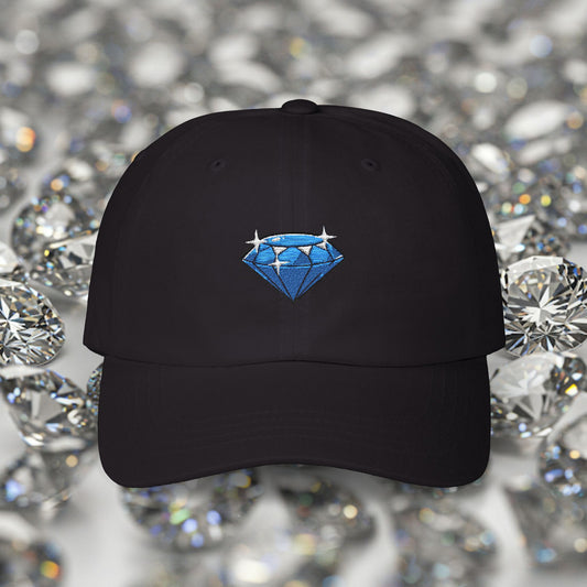 Embroidered Classic Dad Cap - Diamond