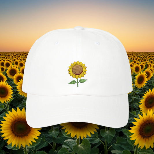 Embroidered Classic Dad Cap - Sunflower