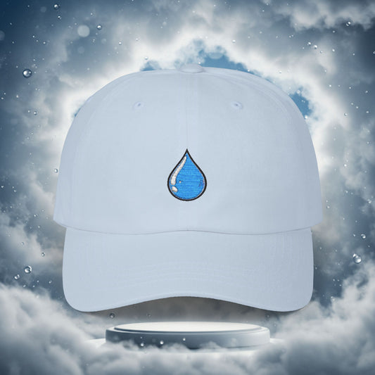 Embroidered Classic Dad Cap - Water Droplet