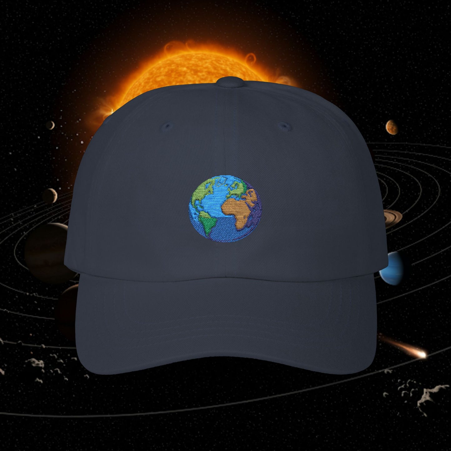 Embroidered Classic Dad Cap - Earth
