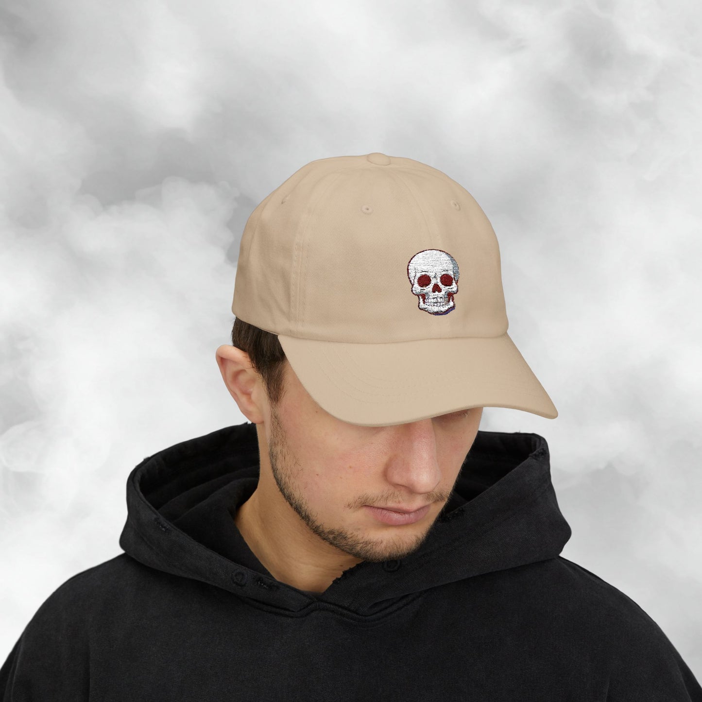 Embroidered Classic Dad Cap - Skull