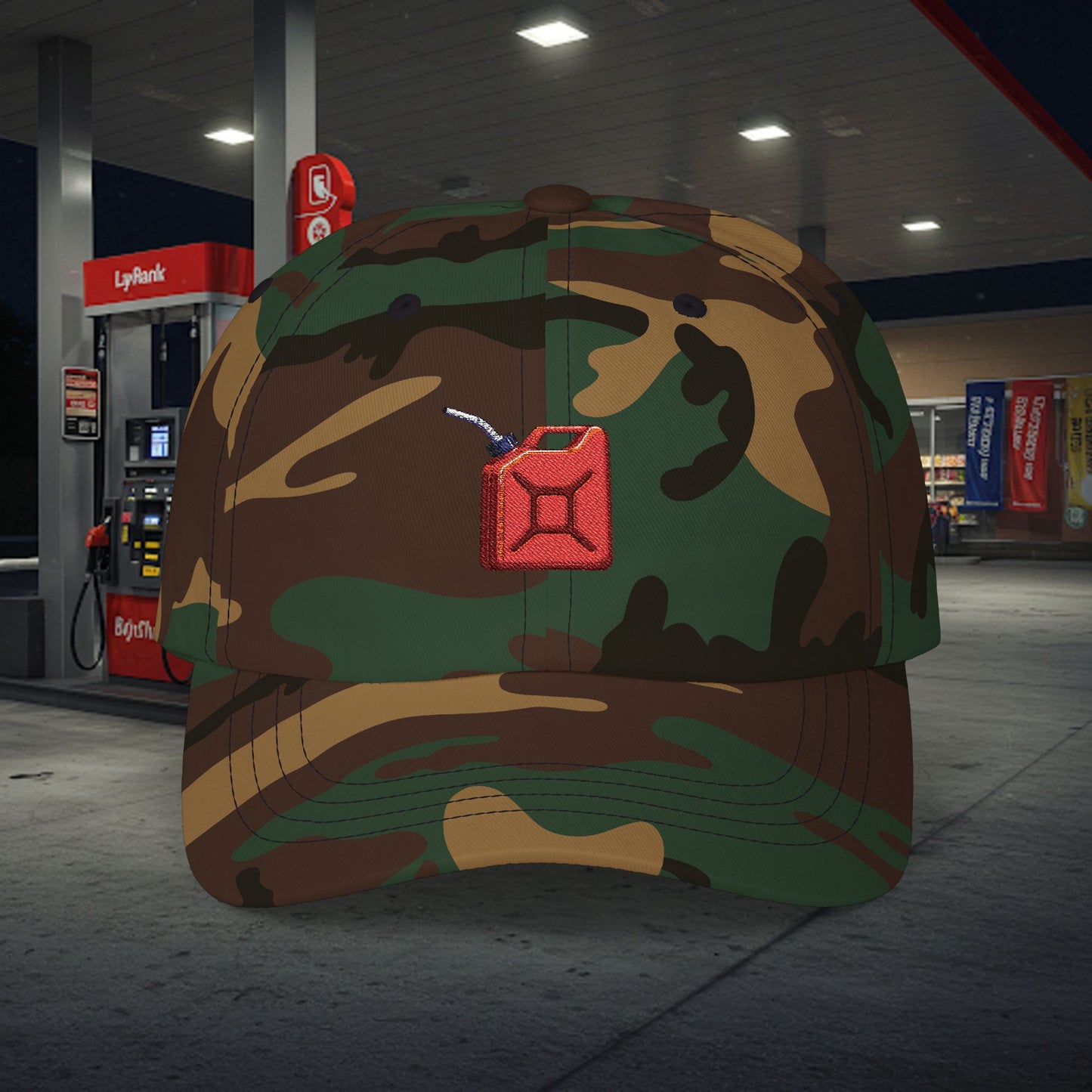 Embroidered Classic Dad Cap - Gas Can