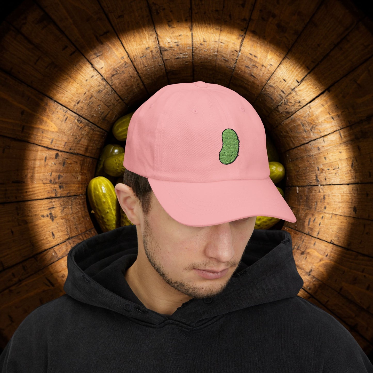 Embroidered Classic Dad Cap - Pickle