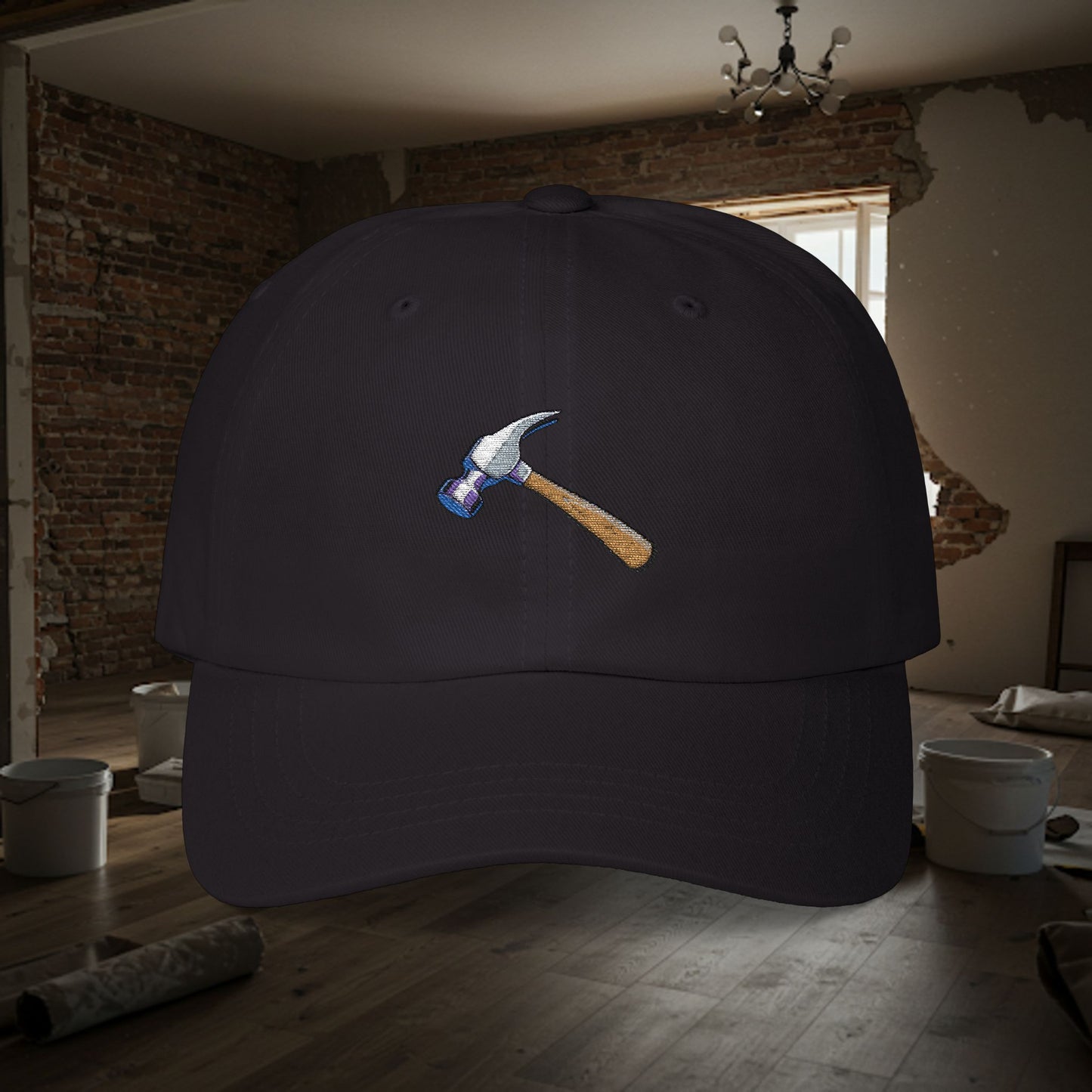 Embroidered Classic Dad Cap - Hammer