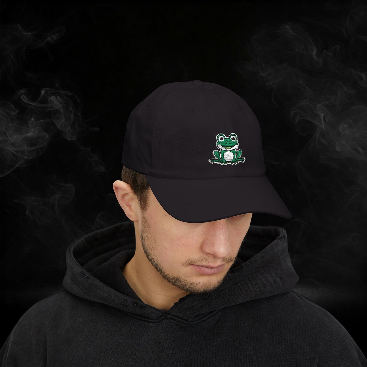 Embroidered Classic Dad Cap - Frog