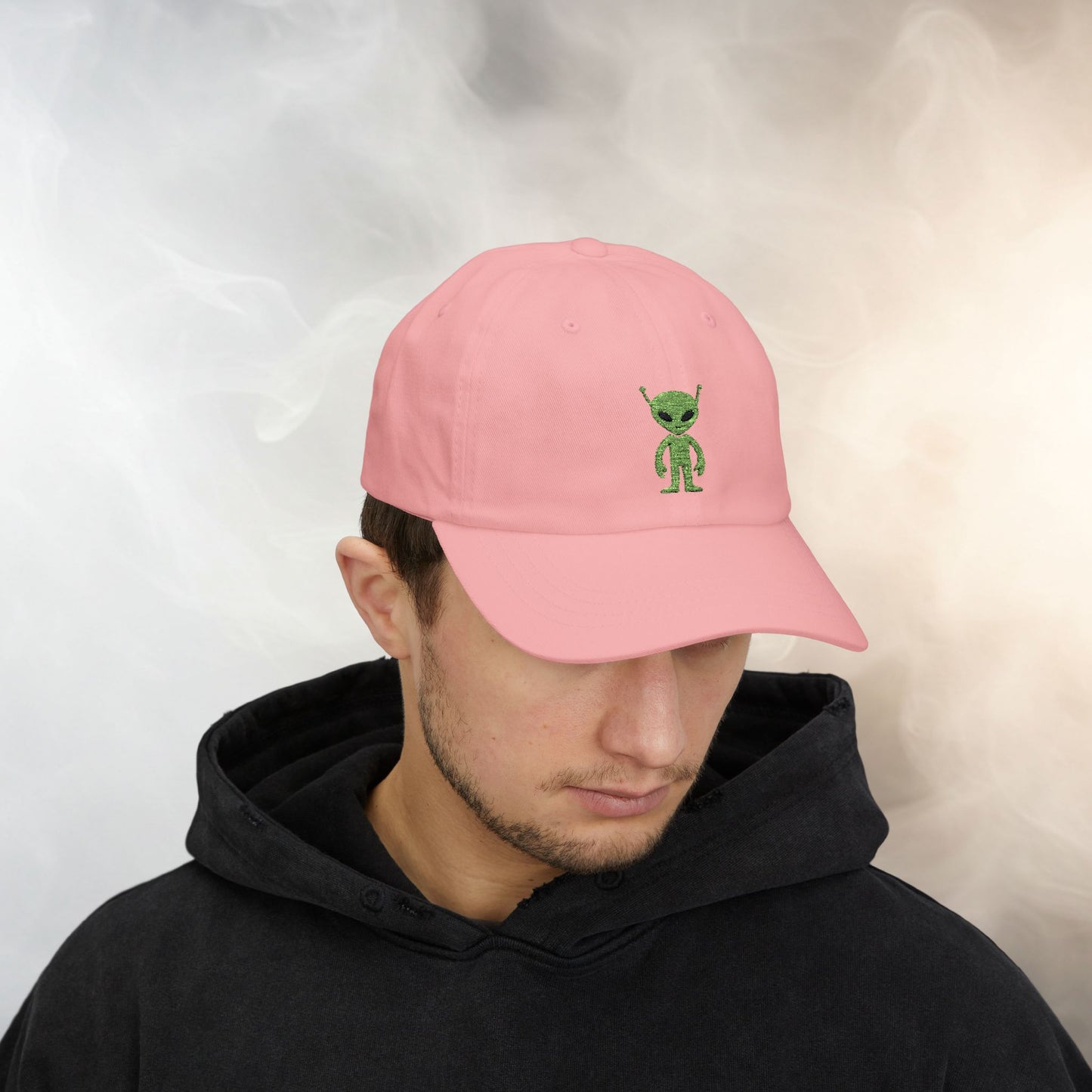 Embroidered Classic Dad Cap - Alien