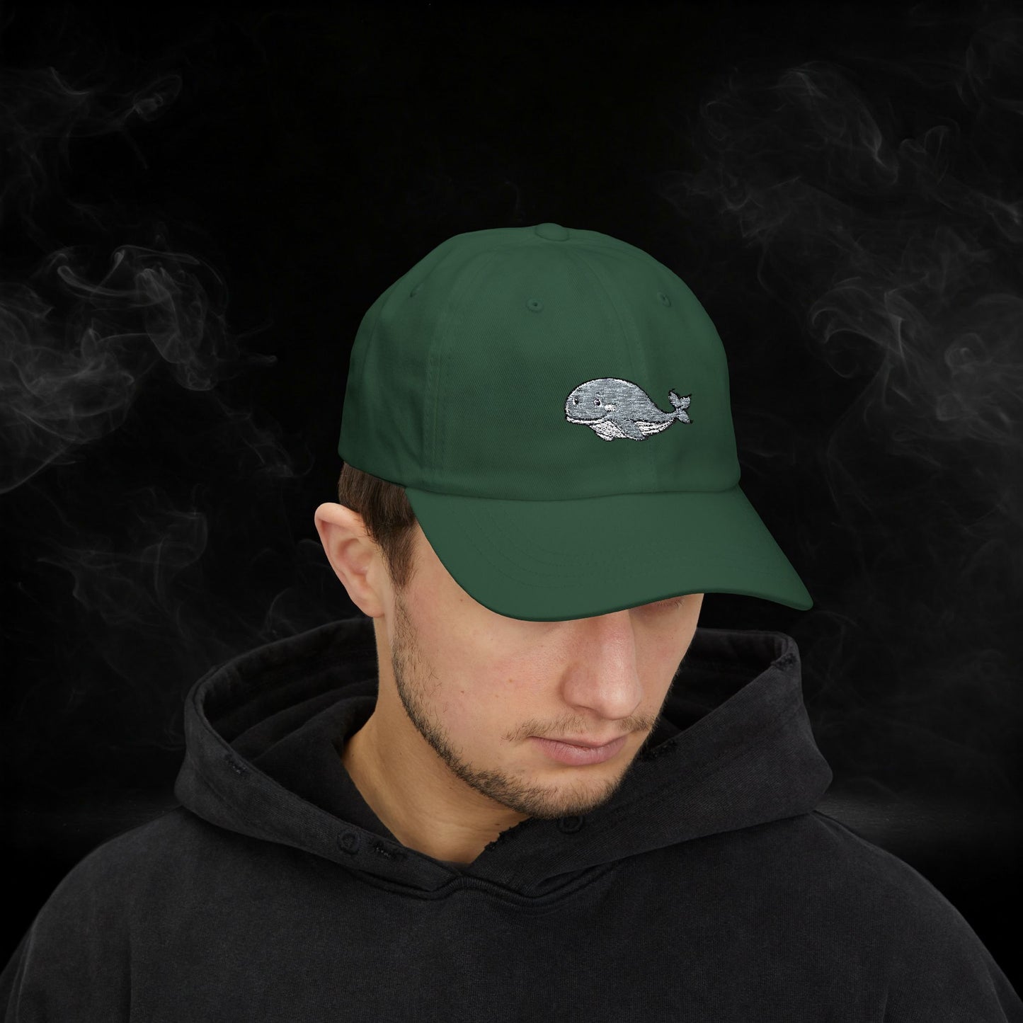 Embroidered Classic Dad Cap - Grey Whale