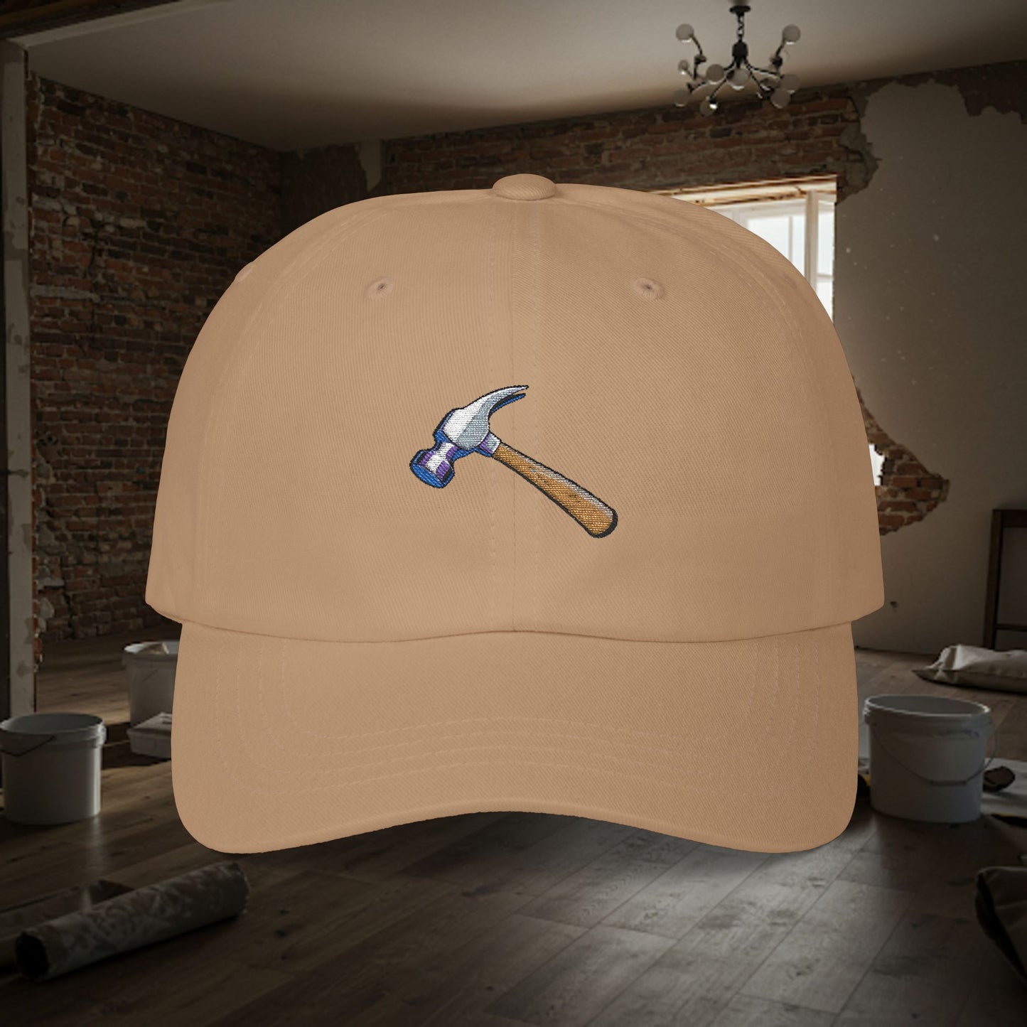 Embroidered Classic Dad Cap - Hammer