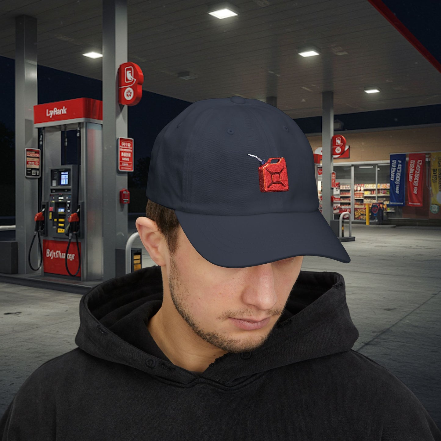 Embroidered Classic Dad Cap - Gas Can