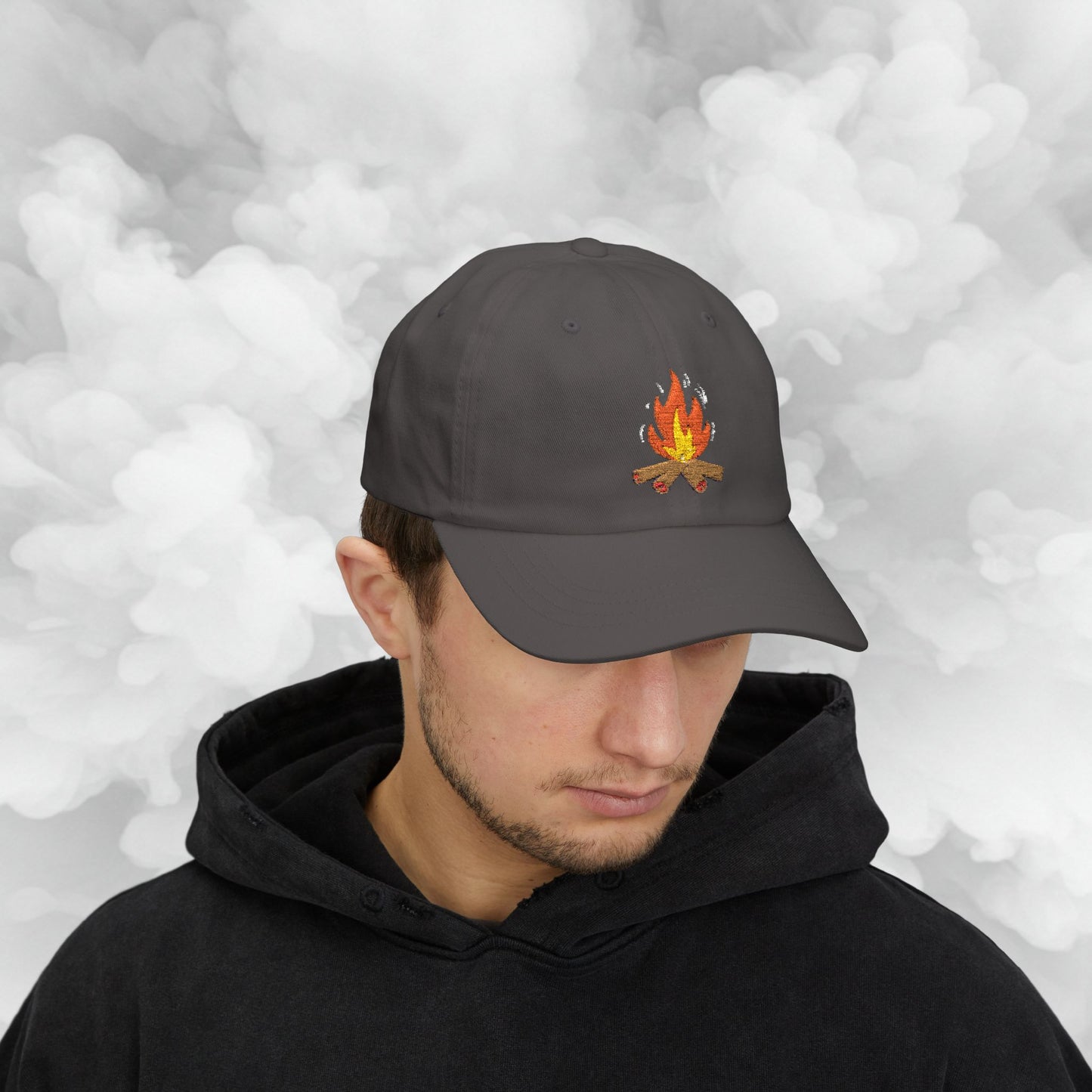 Embroidered Classic Dad Cap - Campfire