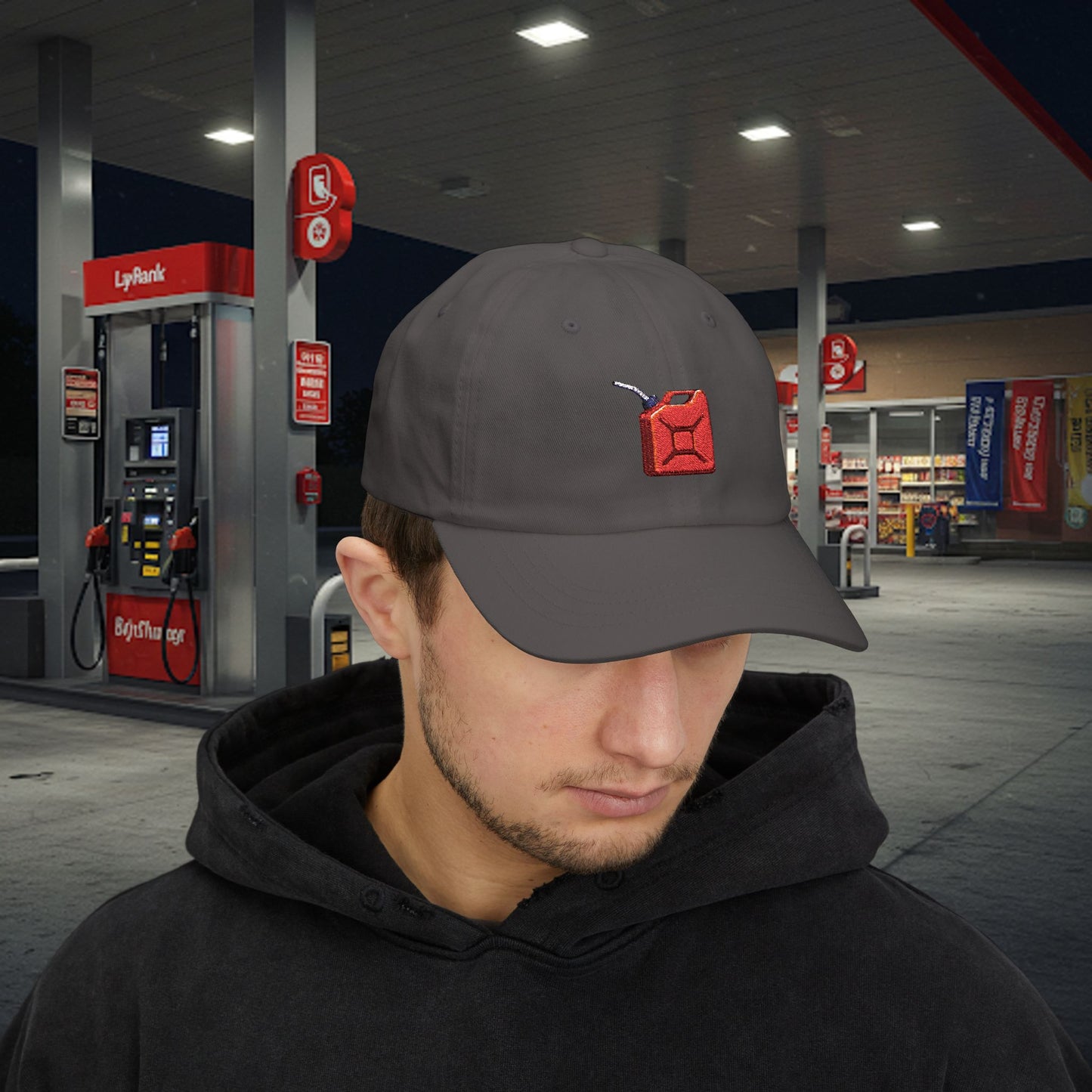 Embroidered Classic Dad Cap - Gas Can