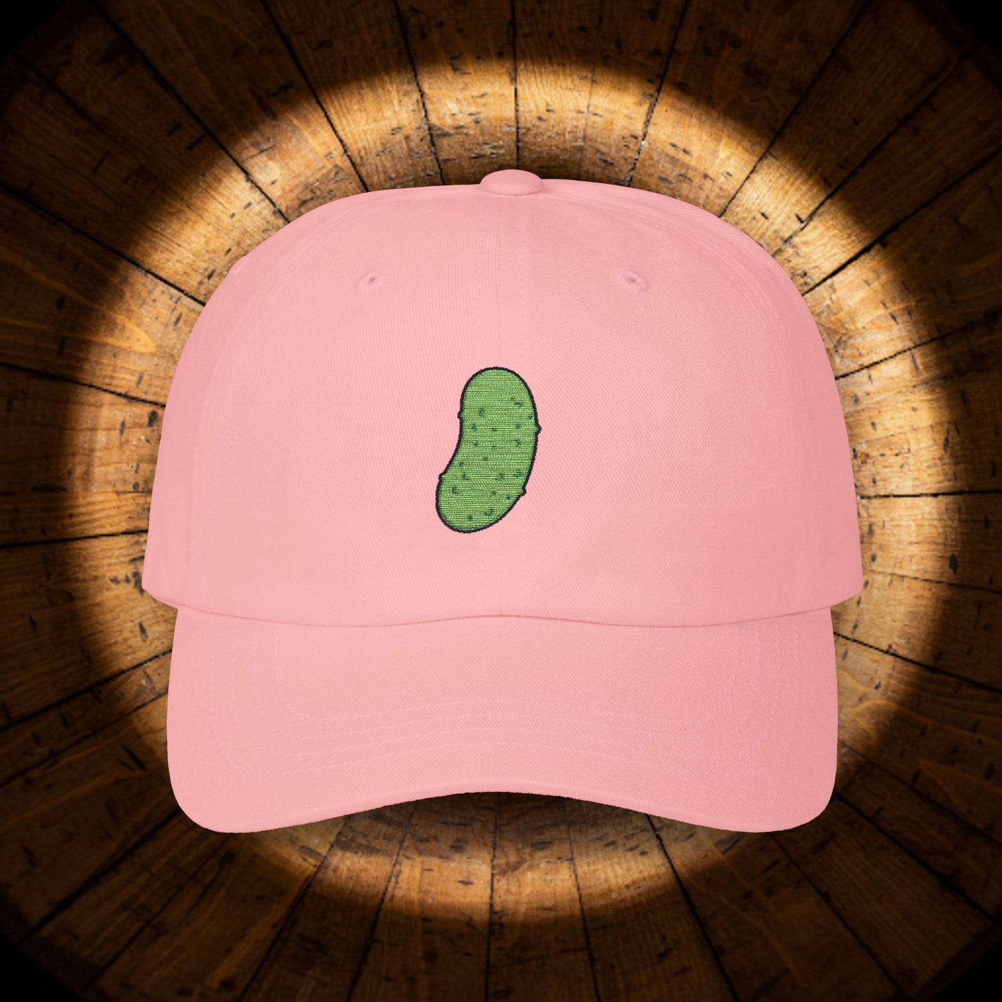 Embroidered Classic Dad Cap - Pickle