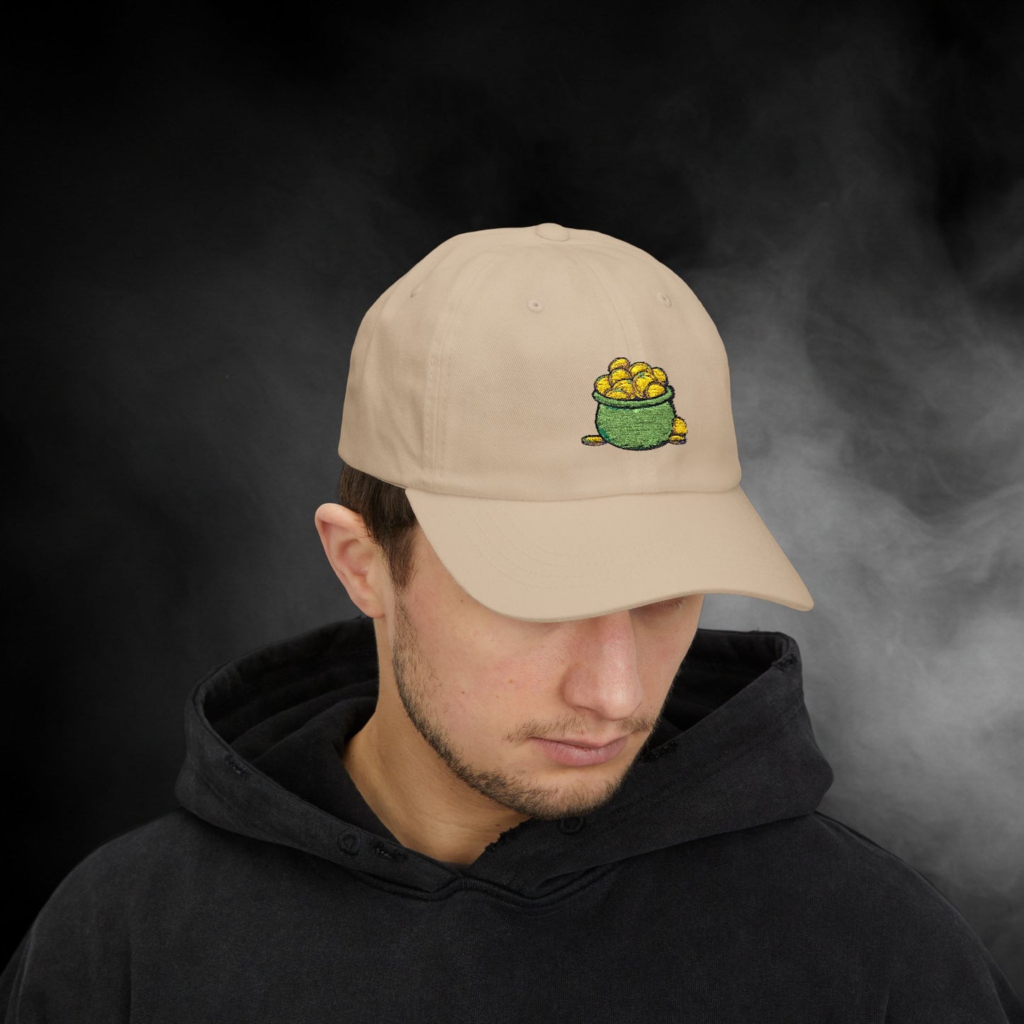 Embroidered Classic Dad Cap - Pot Of Gold