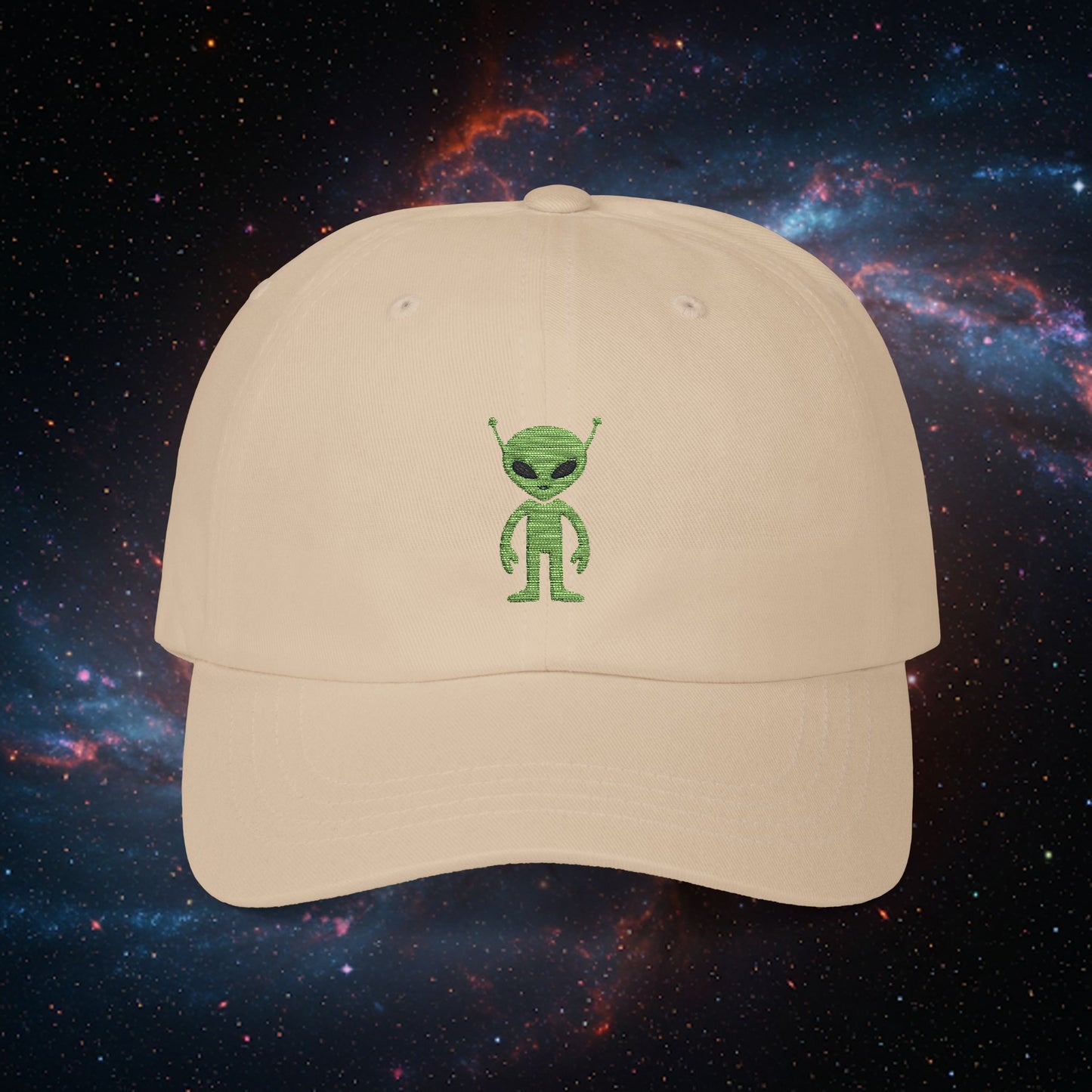 Embroidered Classic Dad Cap - Alien