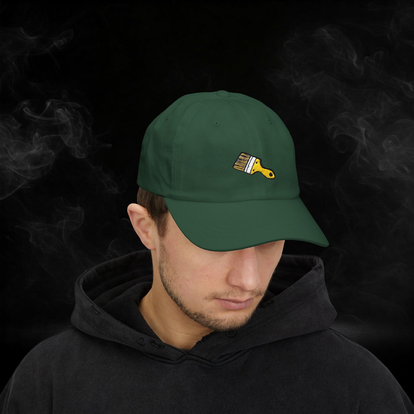 Embroidered Classic Dad Cap - Big Paint Brush