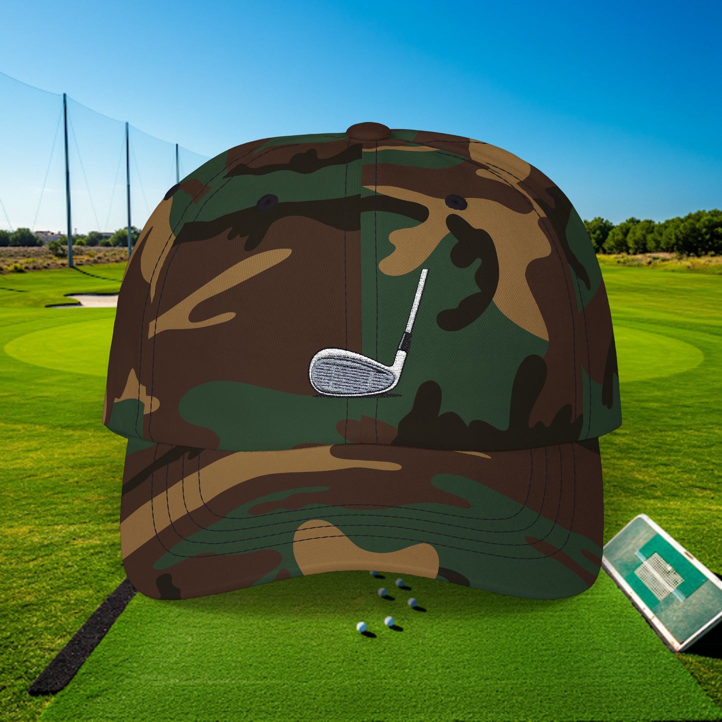 Embroidered Classic Dad Cap - Golf Club