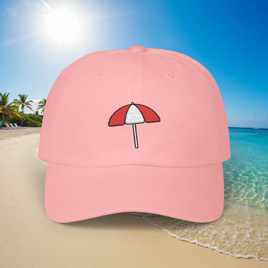 Embroidered Classic Dad Cap - Beach Umbrella