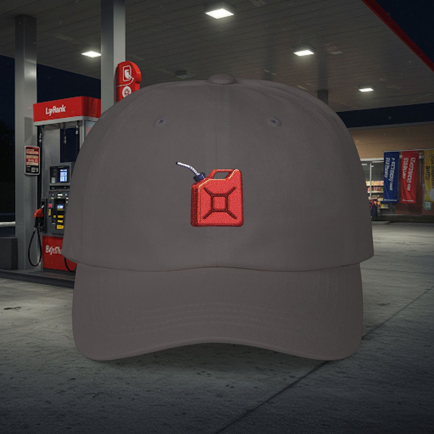 Embroidered Classic Dad Cap - Gas Can