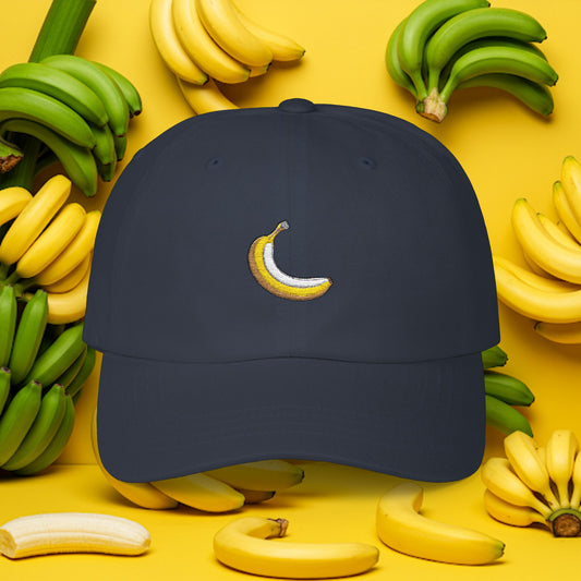 Embroidered Classic Dad Cap - Banana