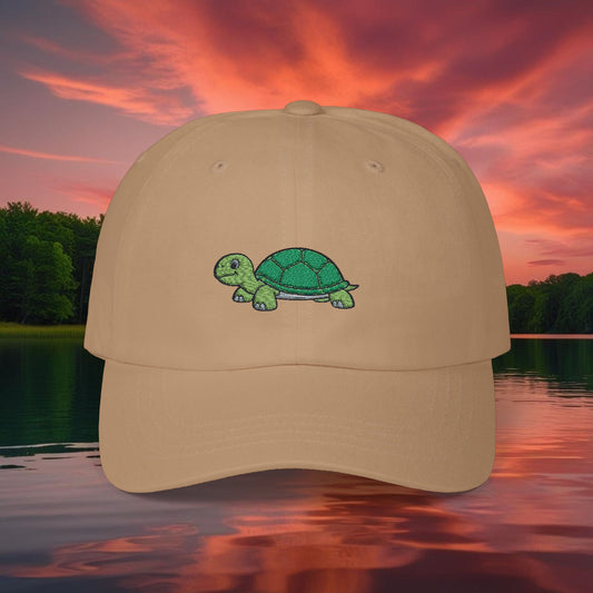 Embroidered Classic Dad Cap - Turtle