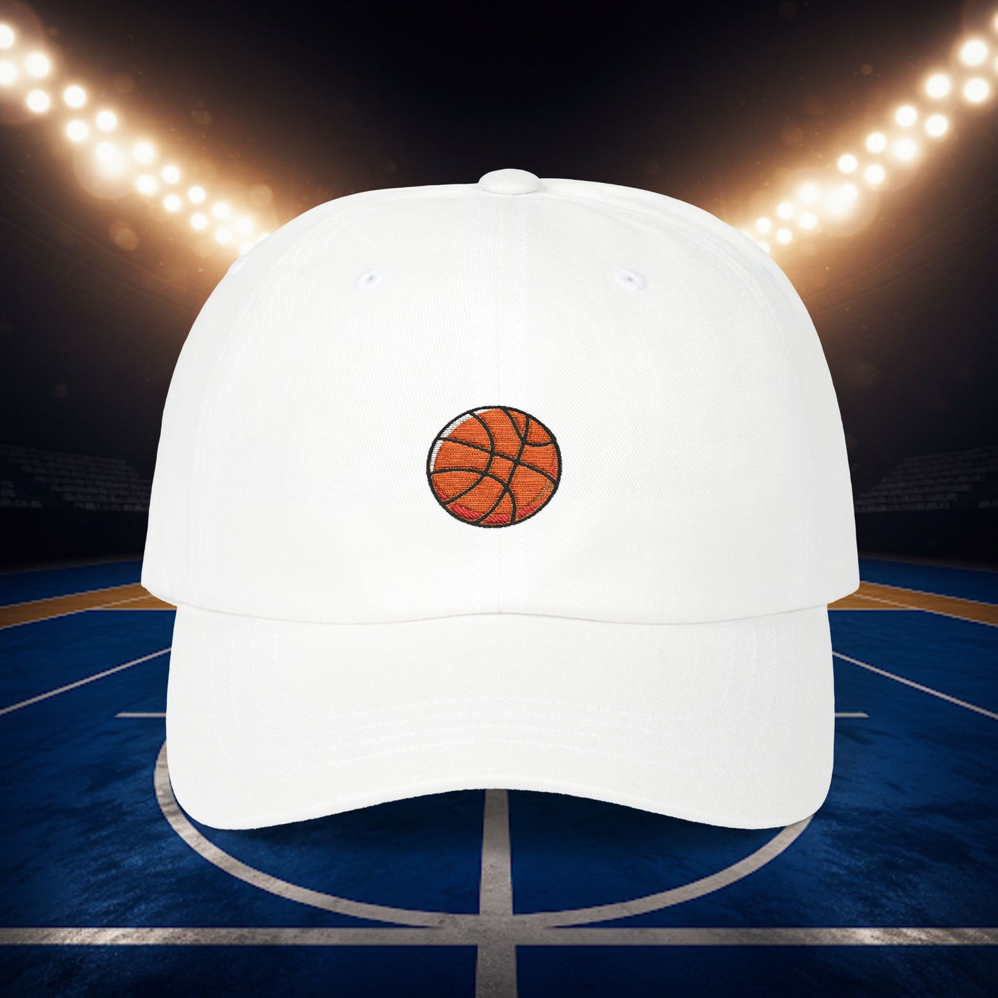 Embroidered Classic Dad Cap - Basket Ball