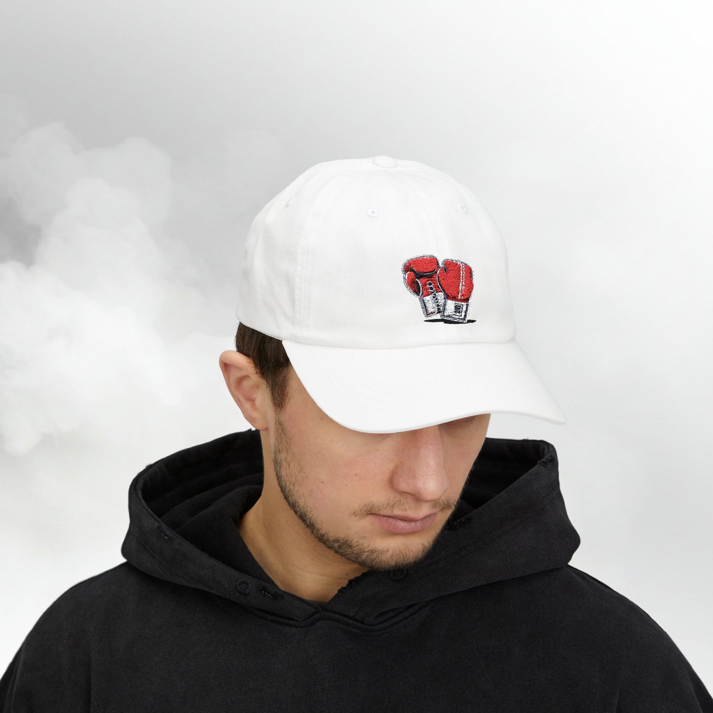 Embroidered Classic Dad Cap - Boxing Gloves
