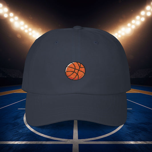 Embroidered Classic Dad Cap - Basket Ball