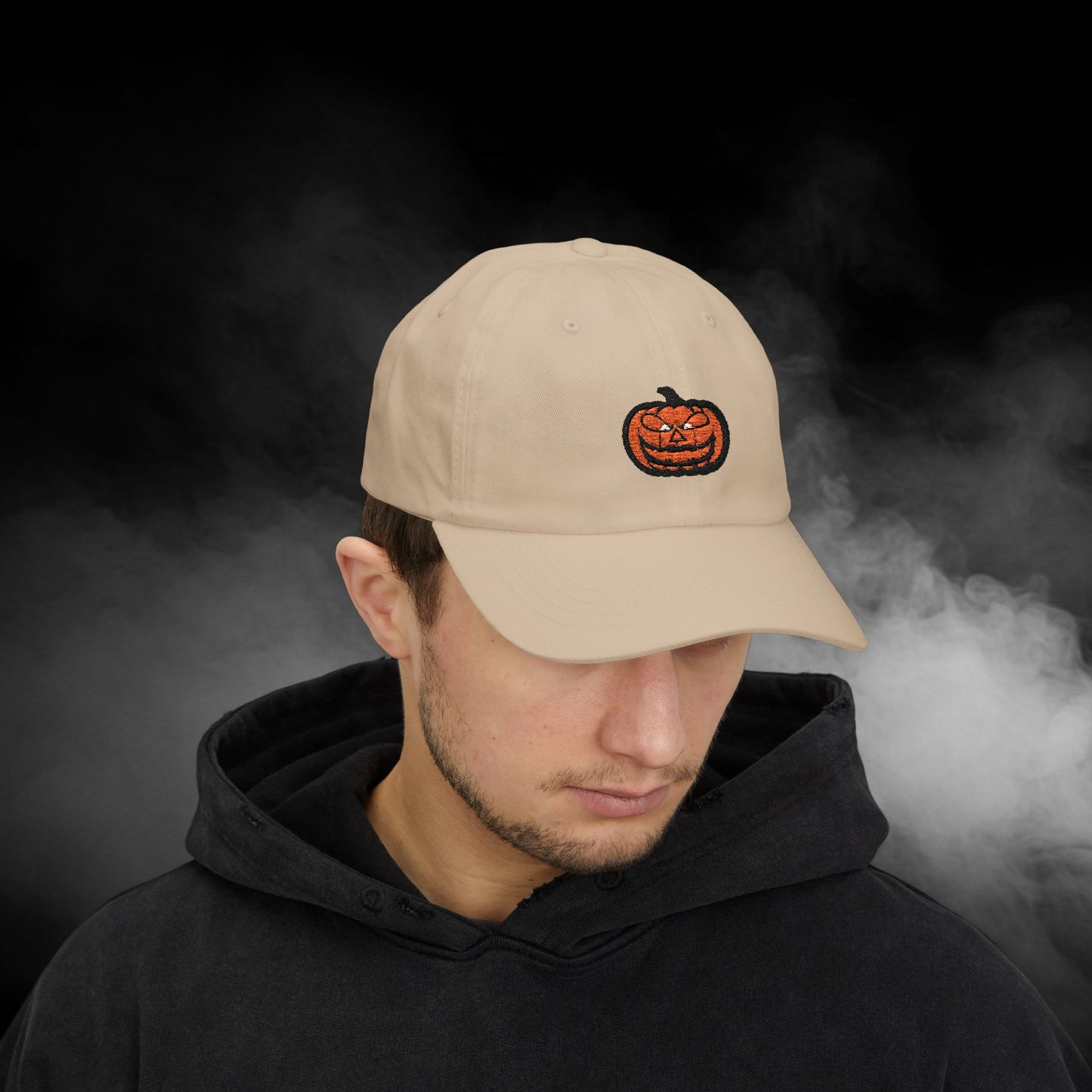 Embroidered Classic Dad Cap - Jack-O-Lantern
