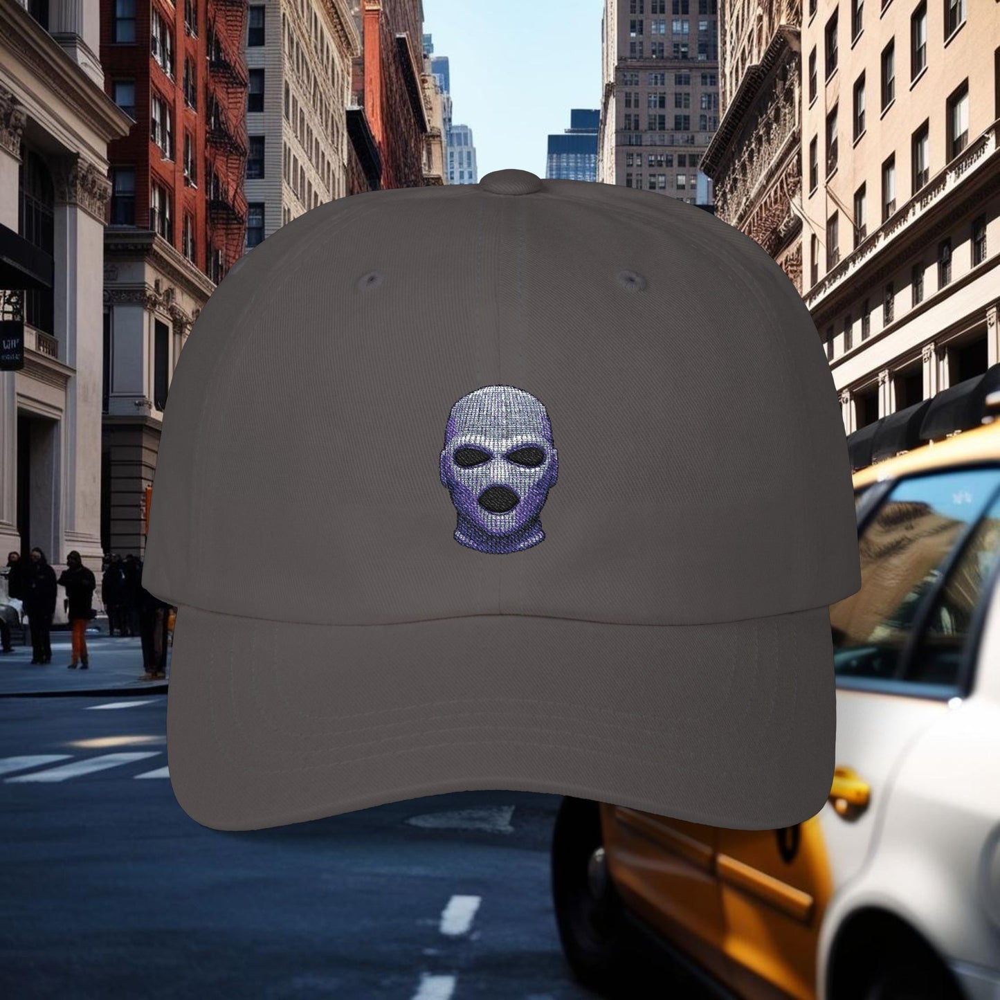 Embroidered Classic Dad Cap - Ski Mask