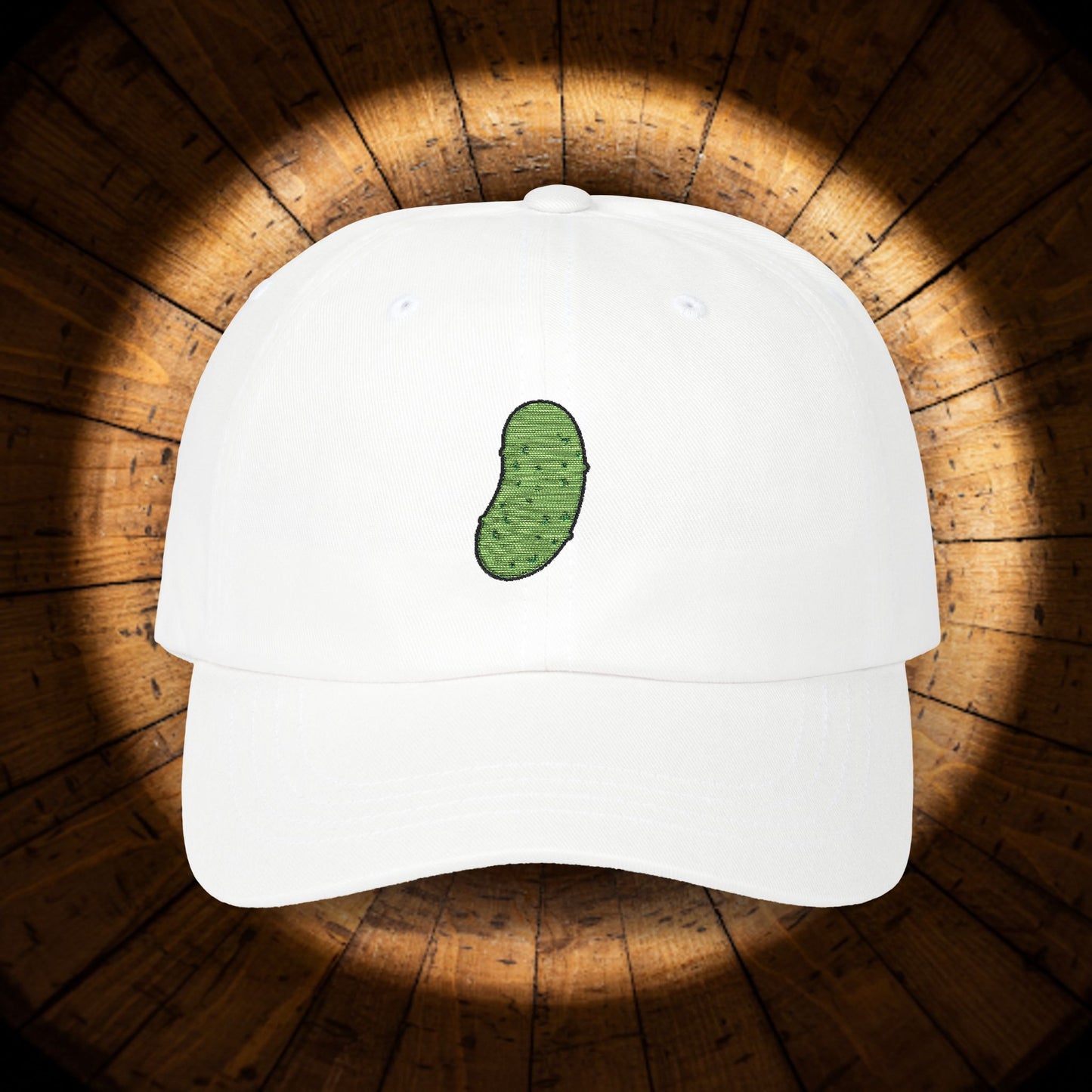 Embroidered Classic Dad Cap - Pickle