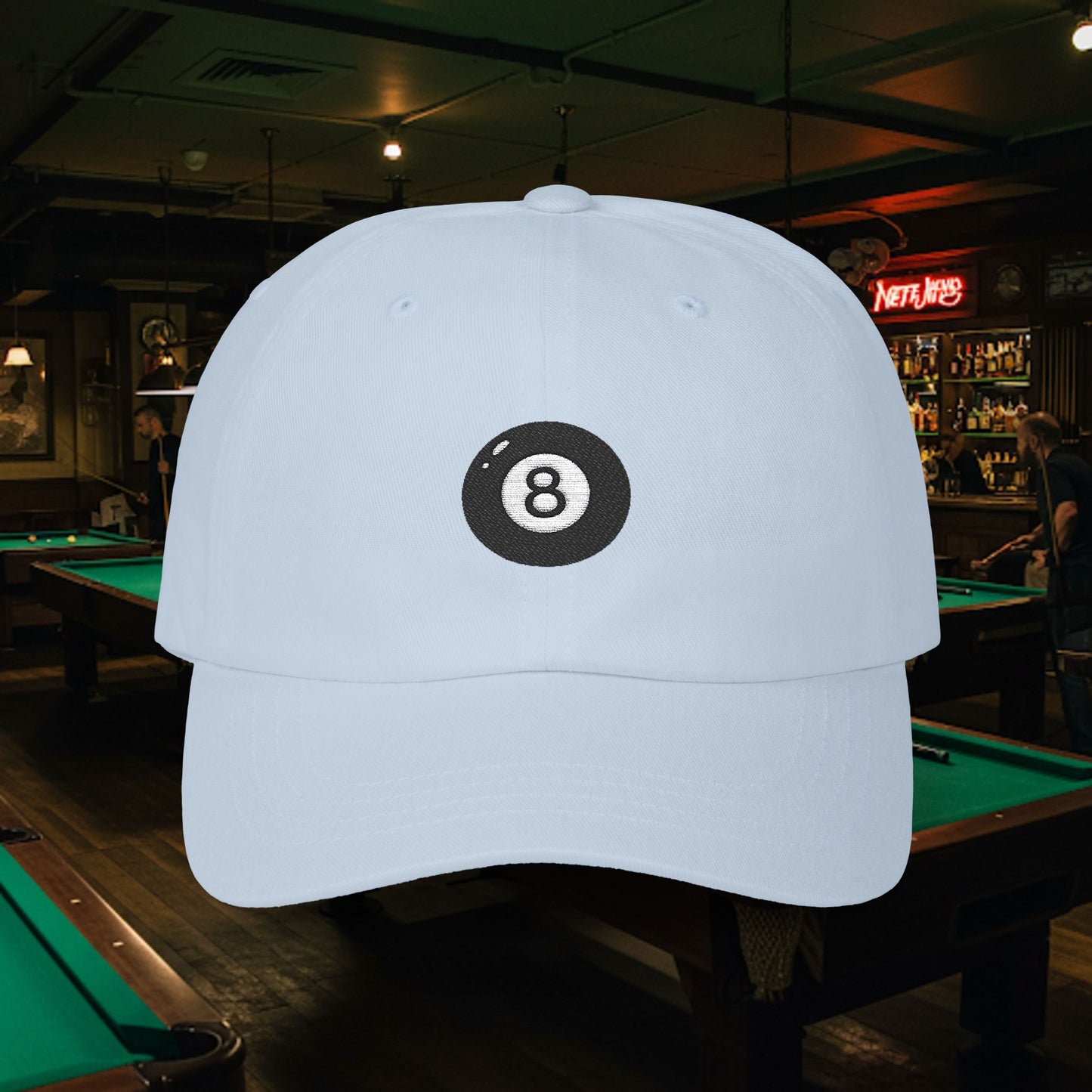 Embroidered Classic Dad Cap - 8-Ball