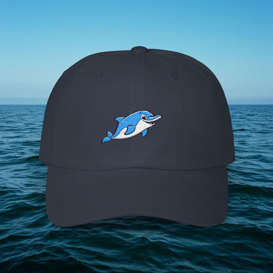 Embroidered Classic Dad Cap - Dolphin